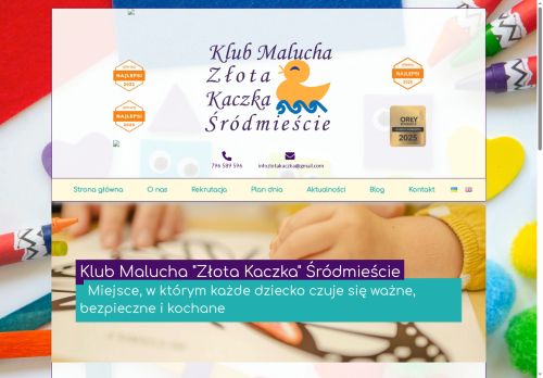 Klub Malucha Złota Kaczka- Śródmieście